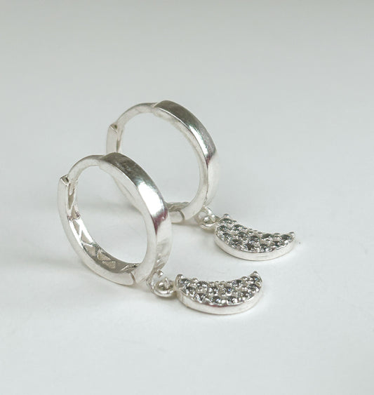 Moon Huggies Sterling Silver