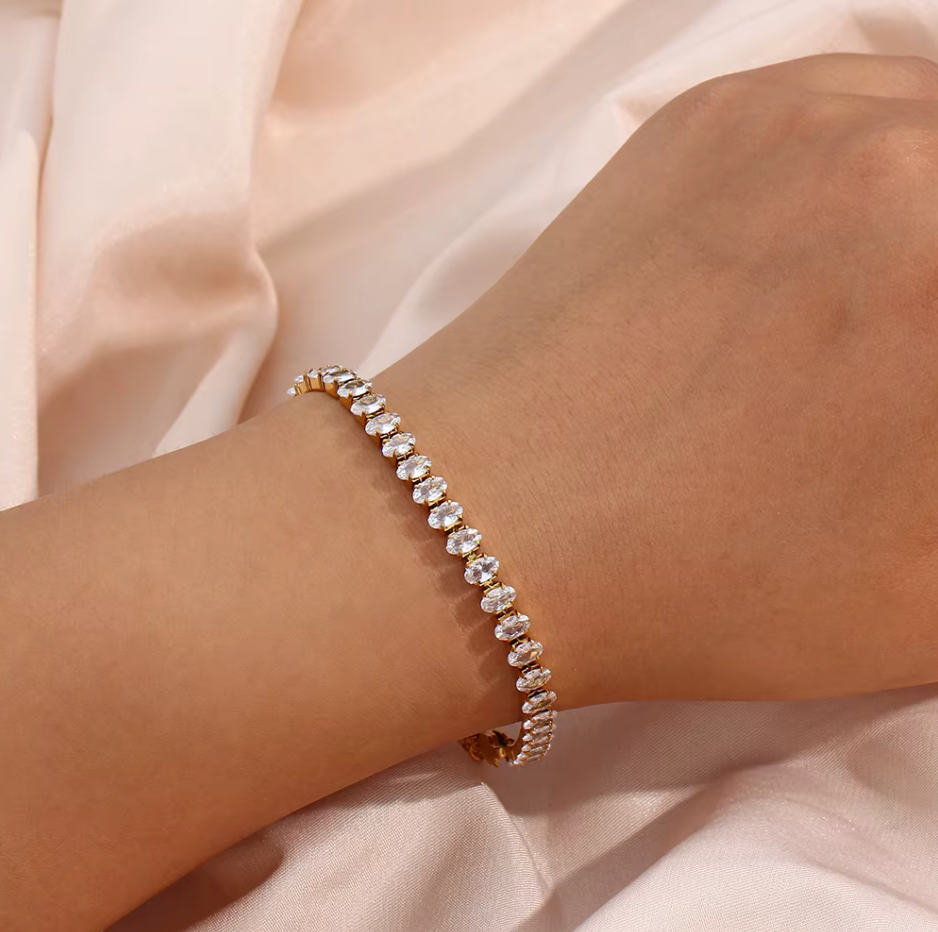 Maximalist 4mm Cubic Zirconia Tennis Bracelet