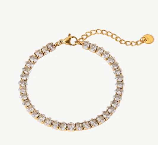 Maximalist 4mm Cubic Zirconia Tennis Bracelet