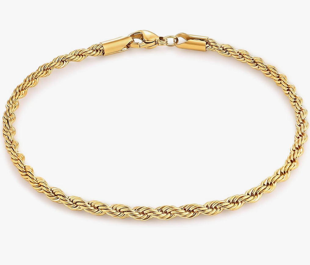 Twisted Rope Chain Bracelet