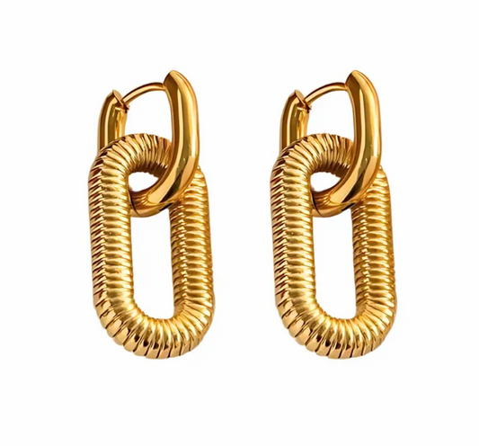 Double Oval Hoops