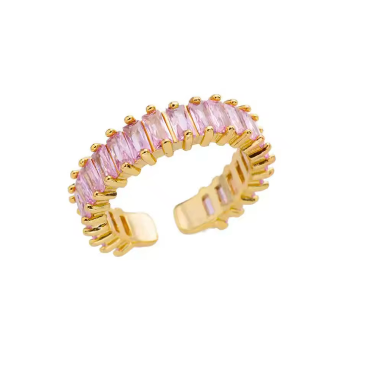 Zircon Glow Open Ring