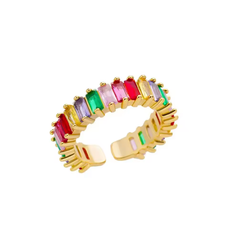 Zircon Glow Open Ring