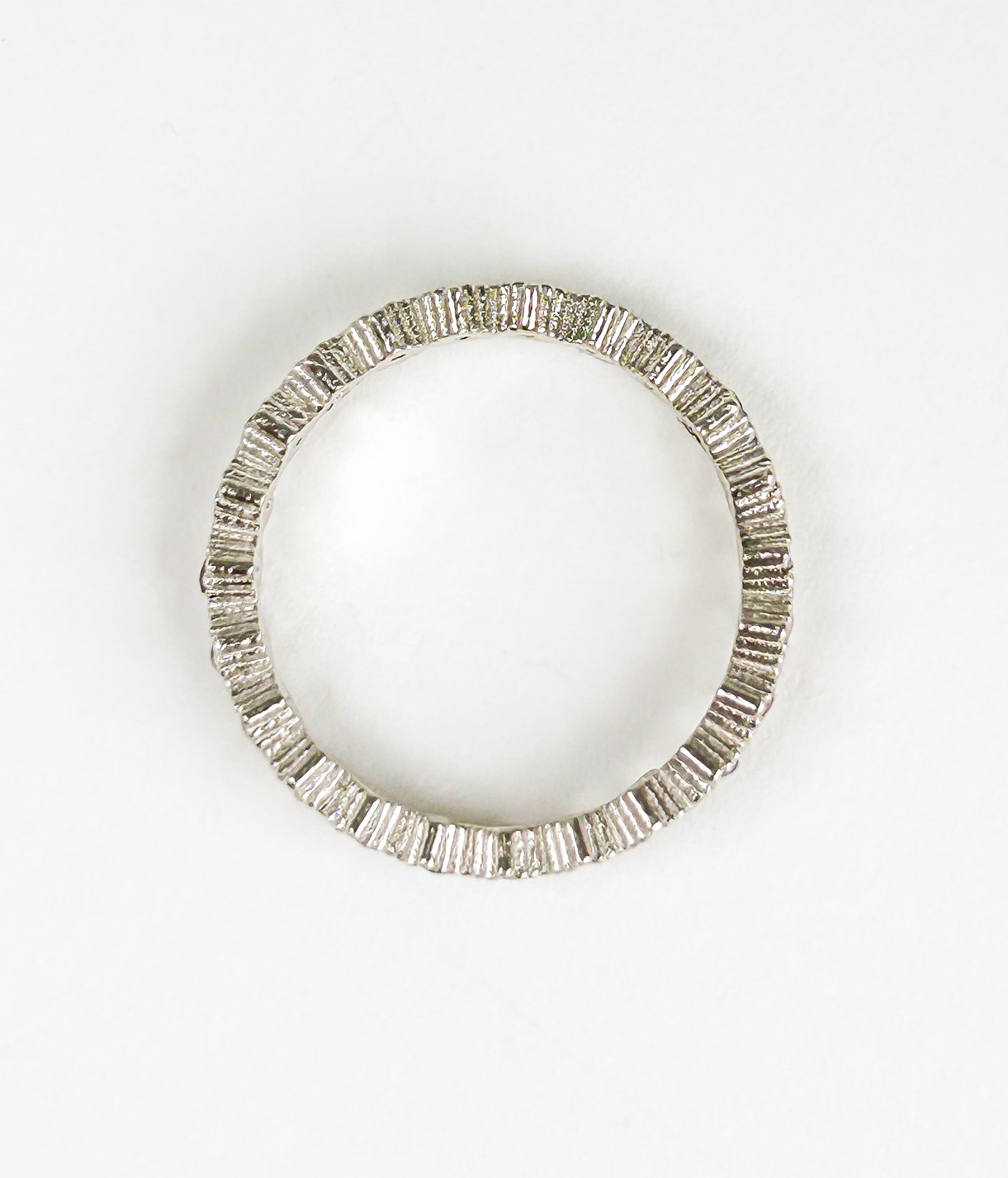 Lola Rainbow Stackable Sterling Silver Ring