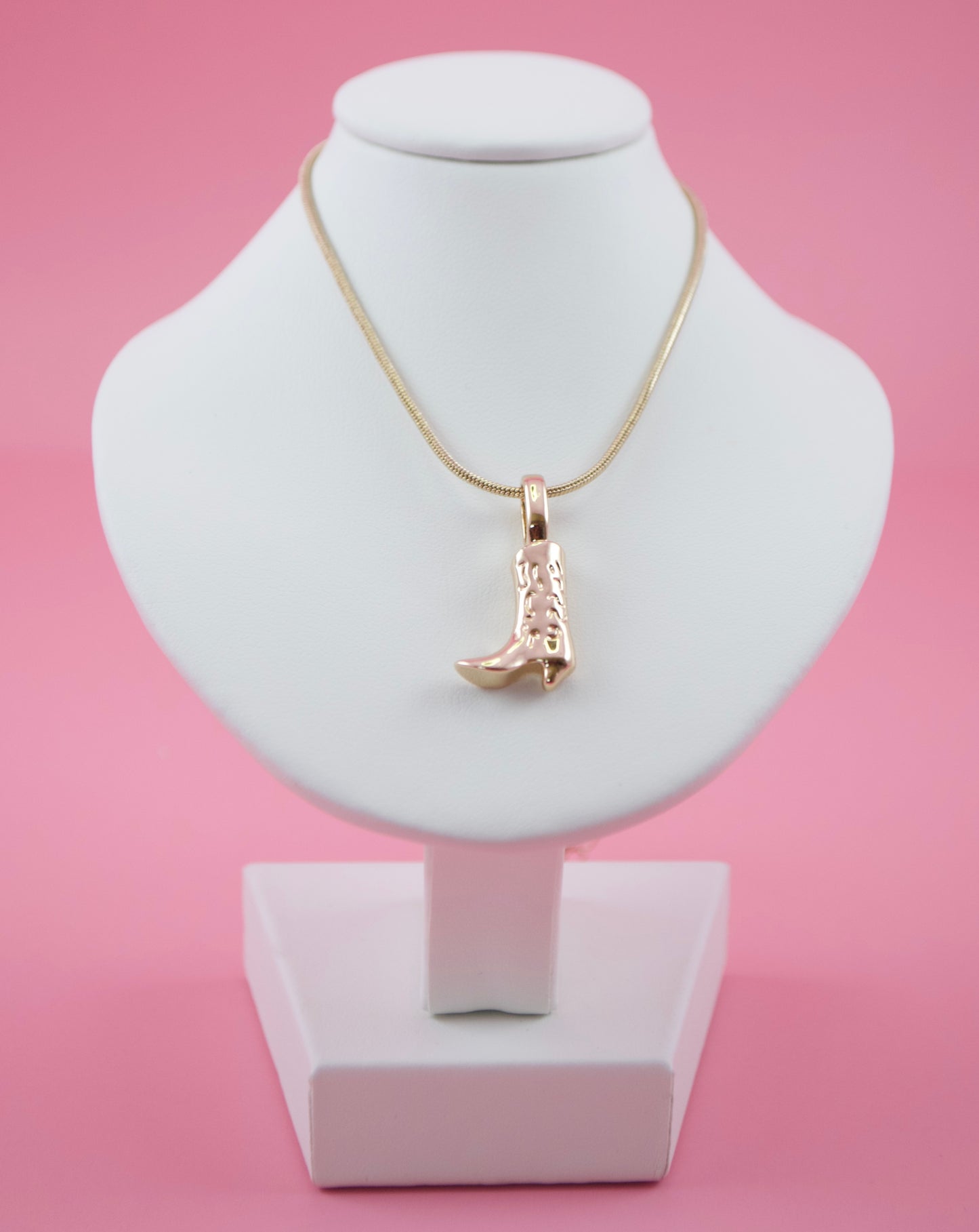 Cowboy Boot Necklace