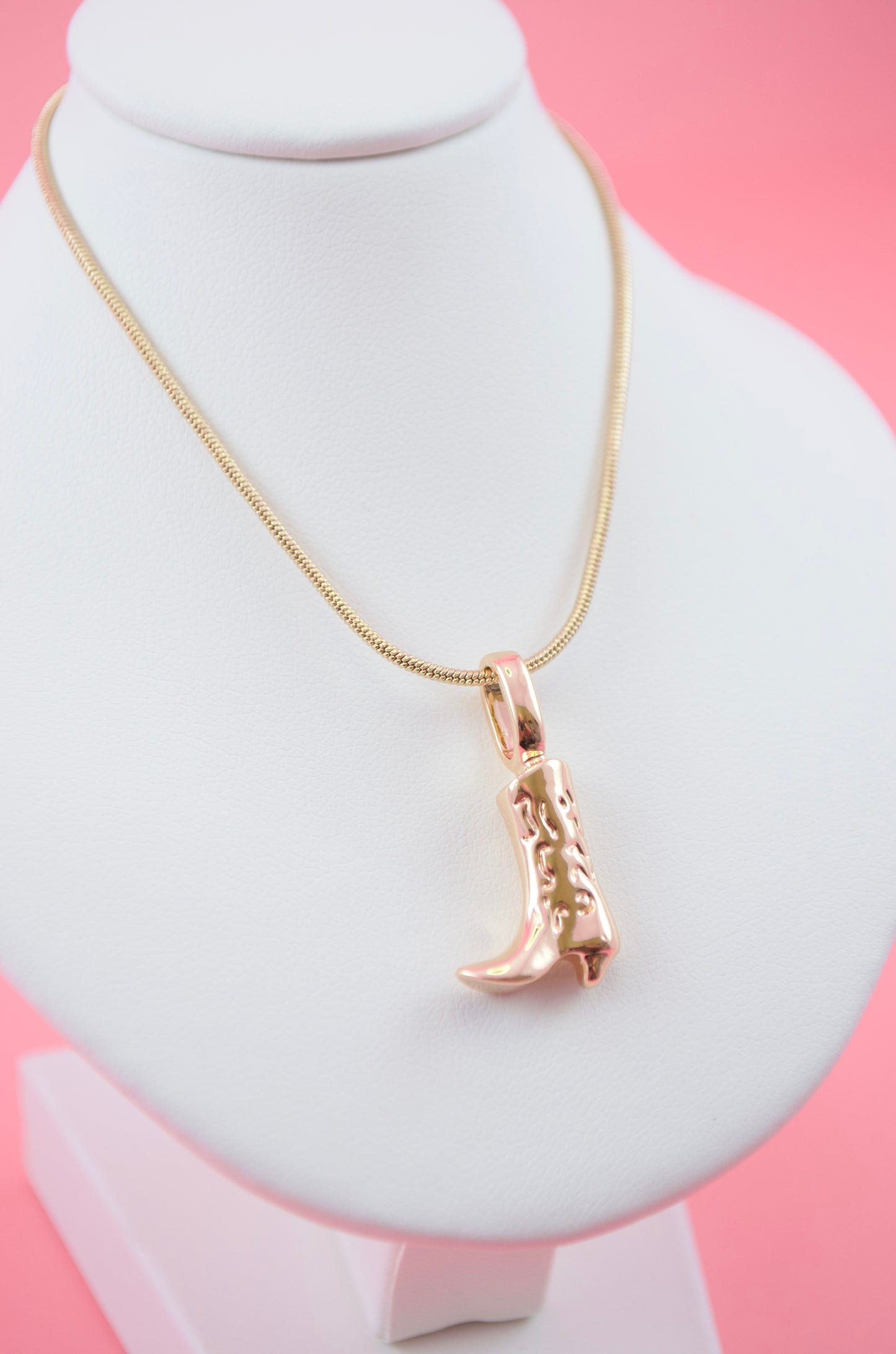 Cowboy Boot Necklace