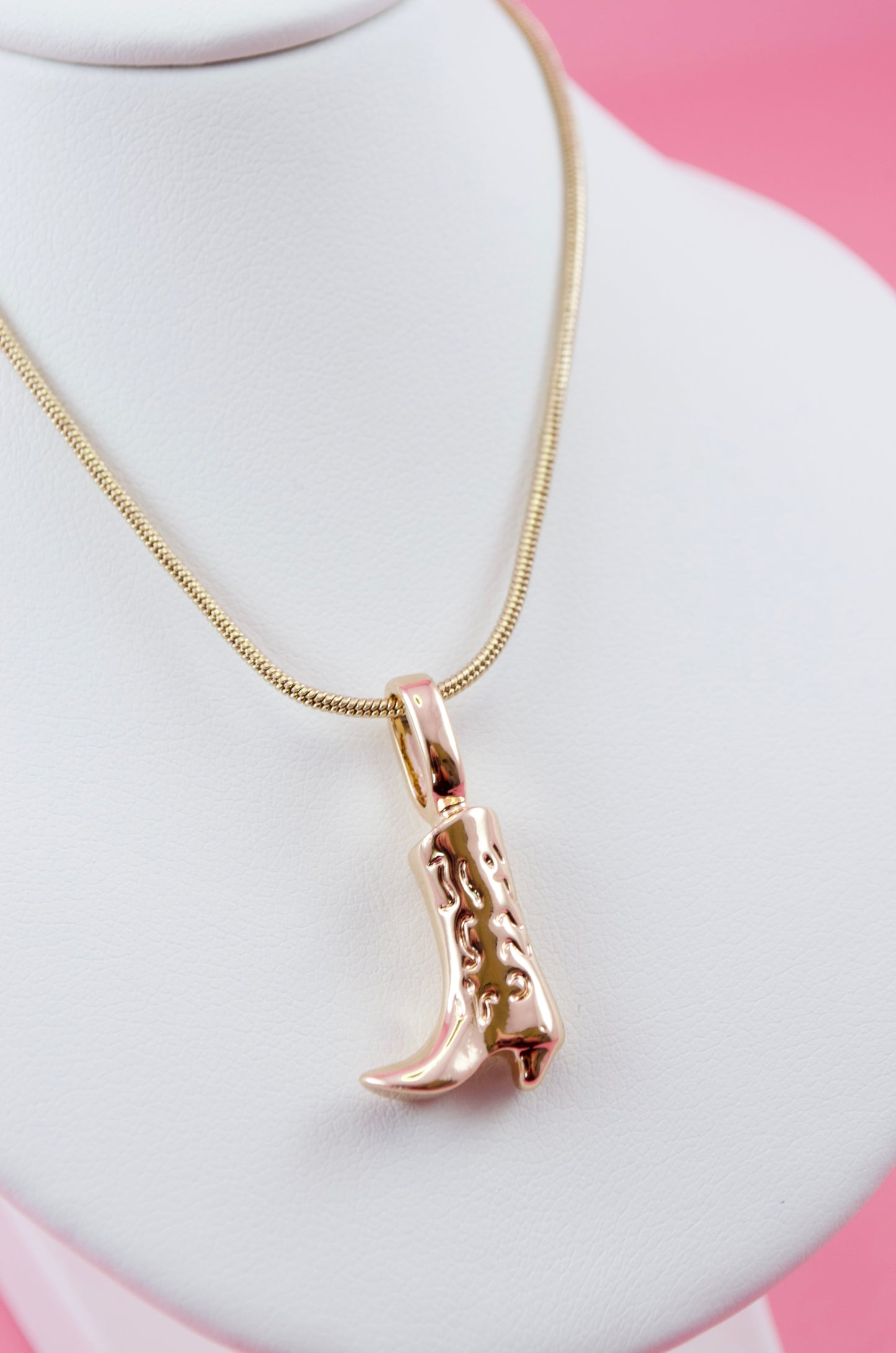 Cowboy Boot Necklace