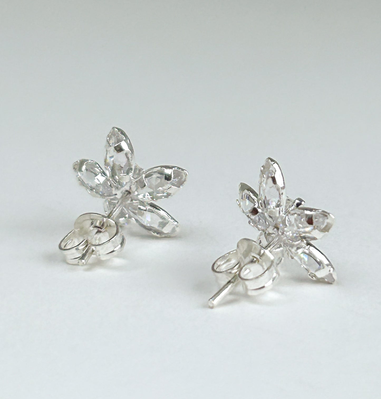 Zircon Flower Earrings
