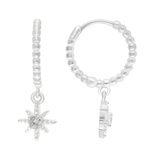 Zirconia Star Huggies