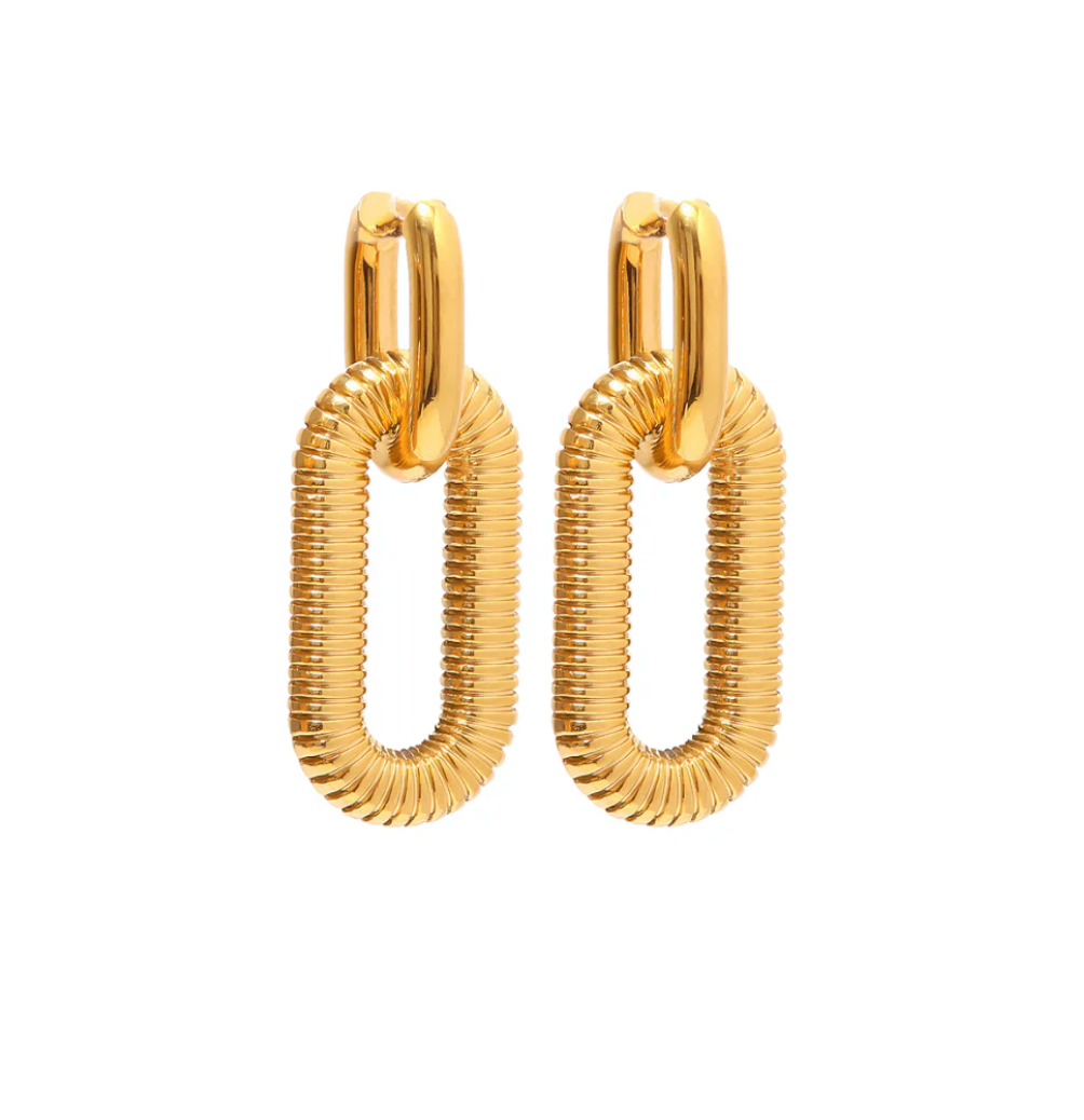 Double Oval Hoops