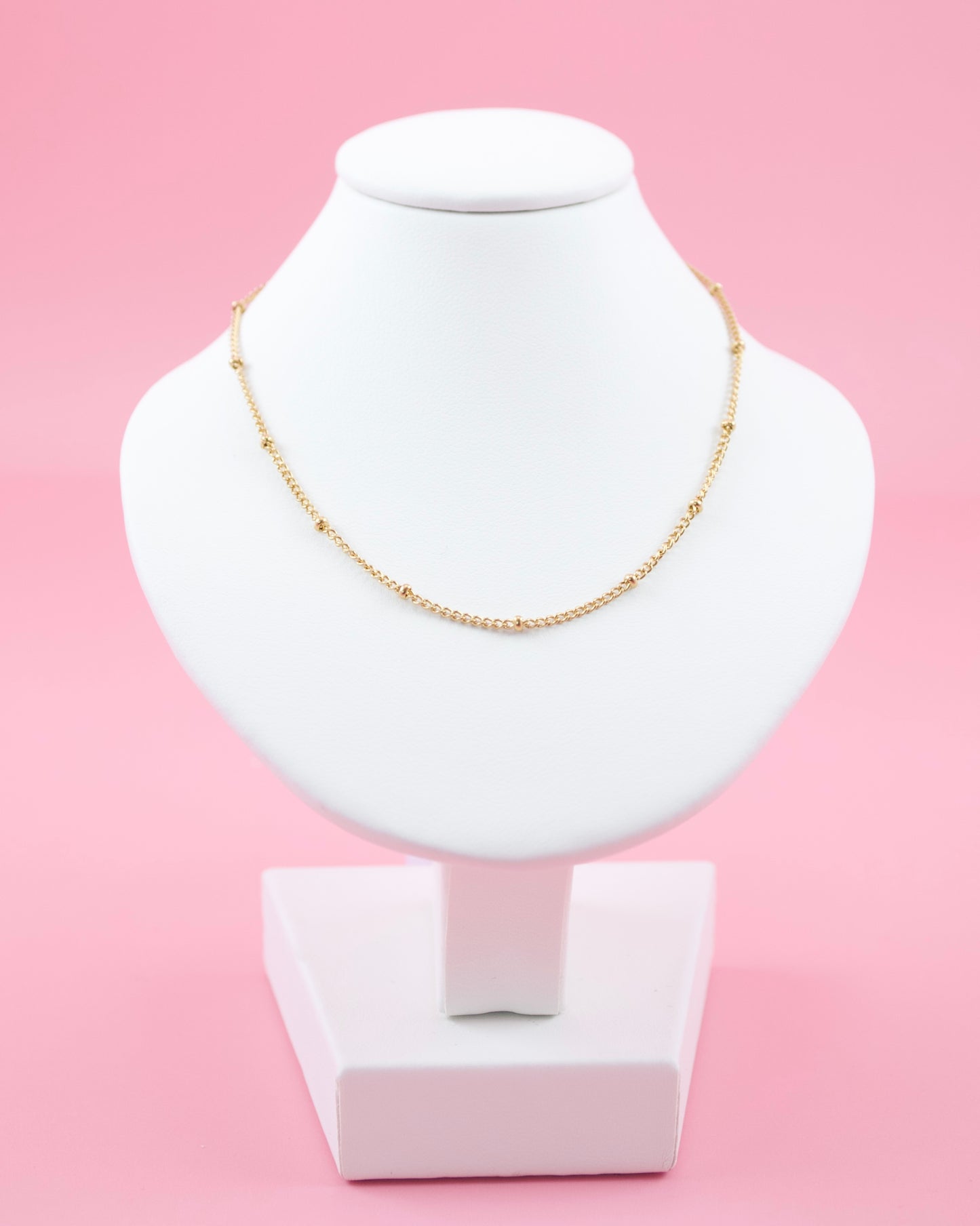 Dainty Gold Bead Chain