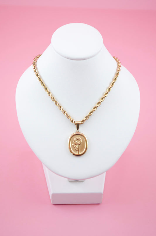 Sunflower Necklace