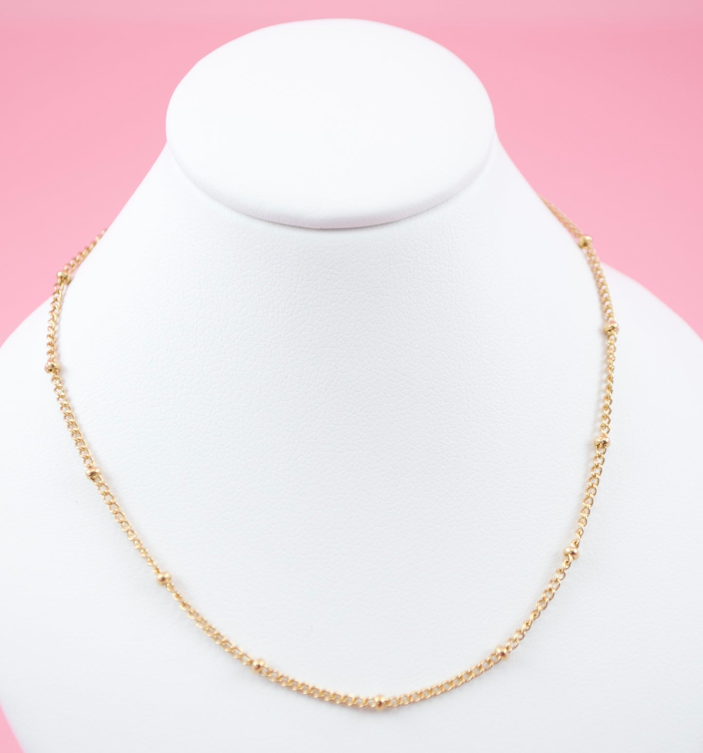 Dainty Gold Bead Chain
