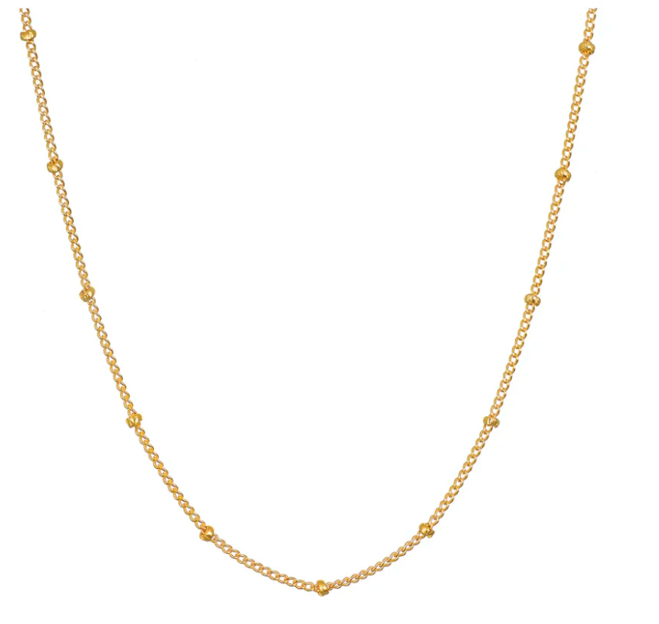 Dainty Gold Bead Chain