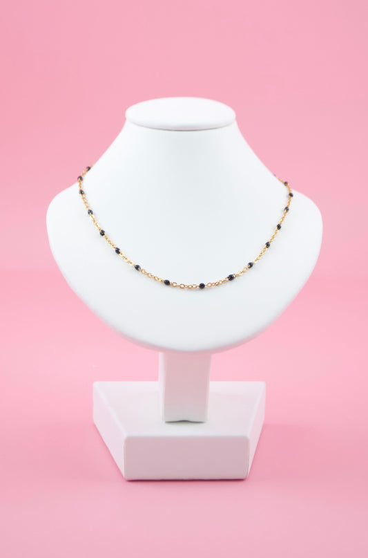 Midnight Enamel Necklace