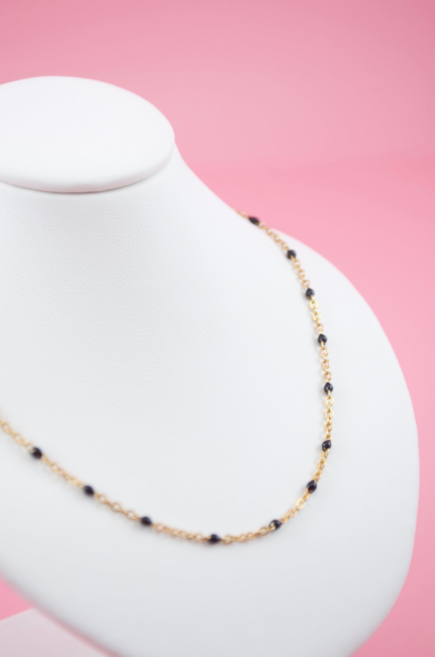 Midnight Enamel Necklace