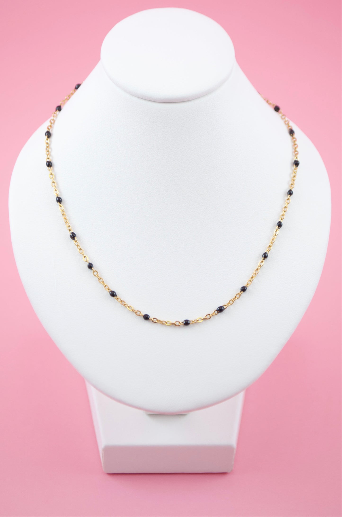 Midnight Enamel Necklace