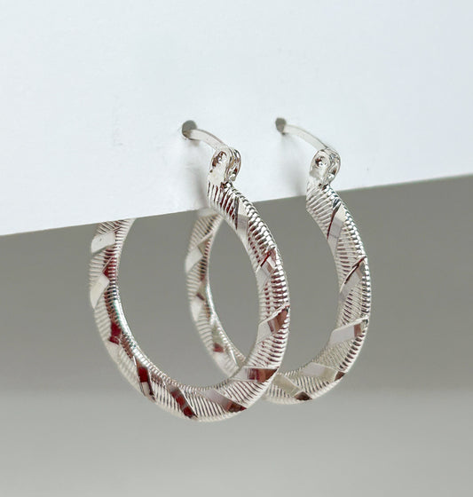Sterling Silver Hoops