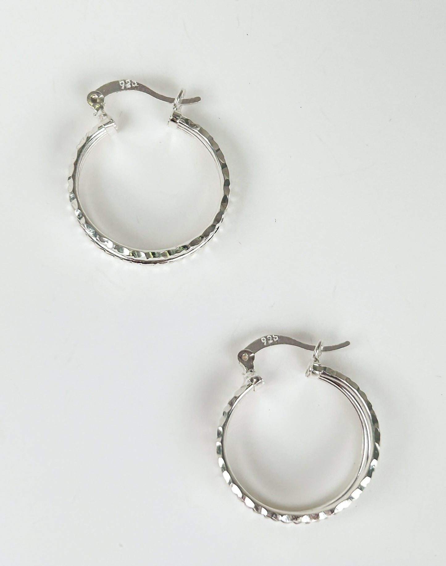 Sterling Silver Triple Hoops