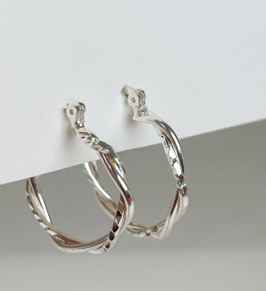 Sterling Silver Hoops