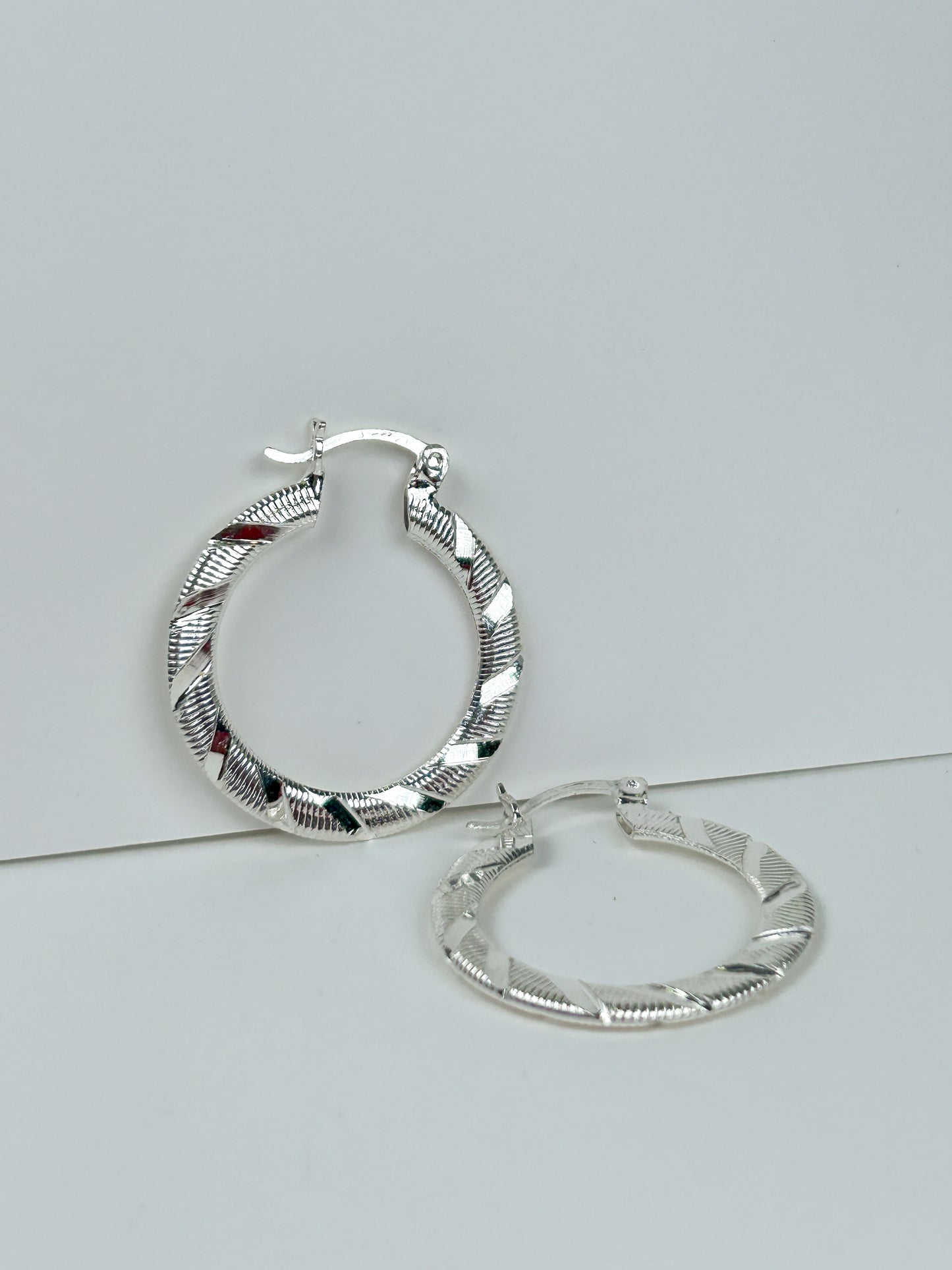 Sterling Silver Hoops