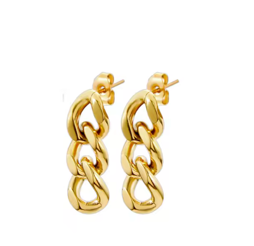 Chain Link Dangle Earrings