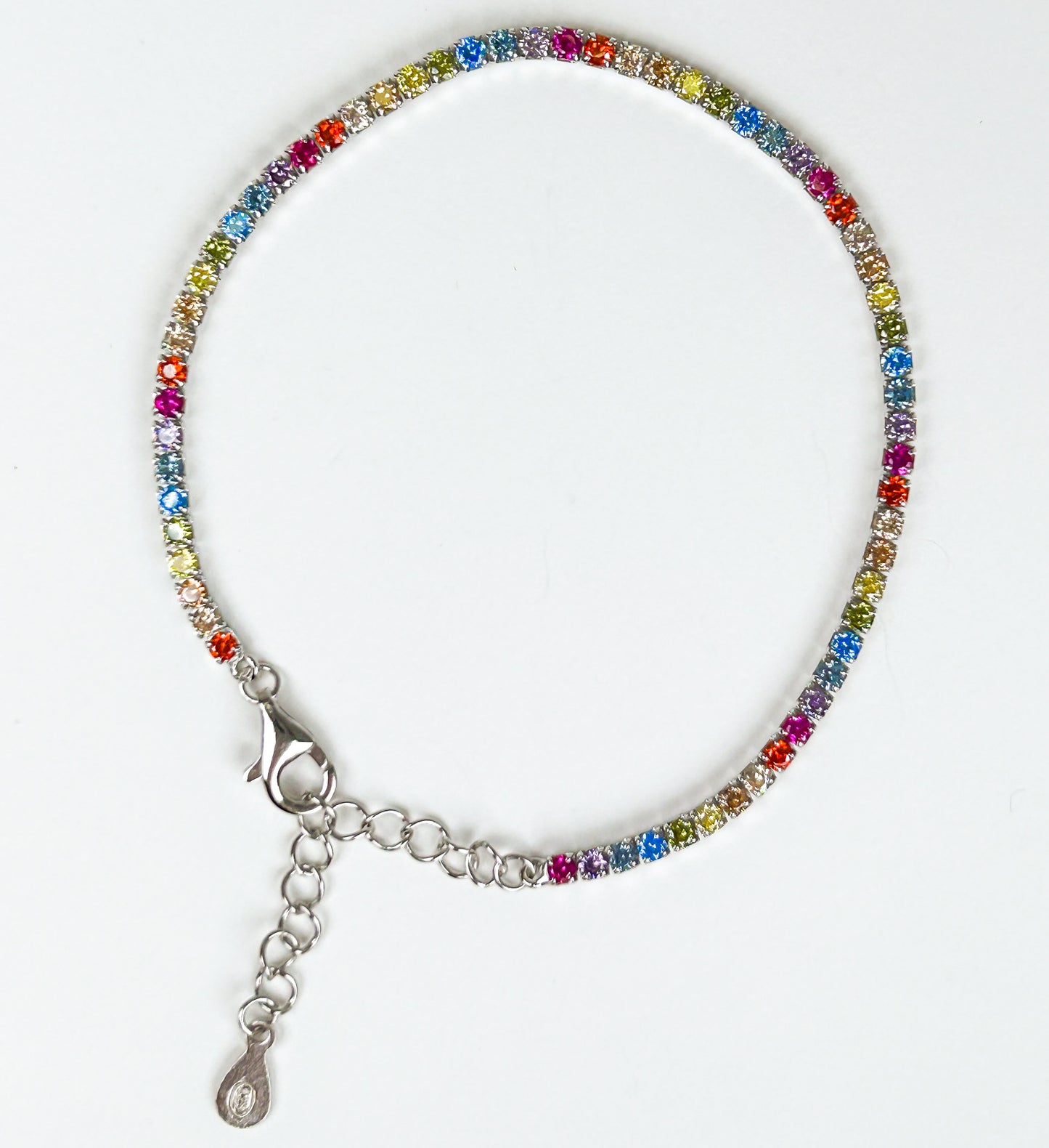 Sterling Silver Rainbow Bracelet