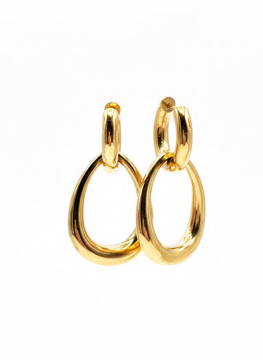 Golden Hoop Earrings