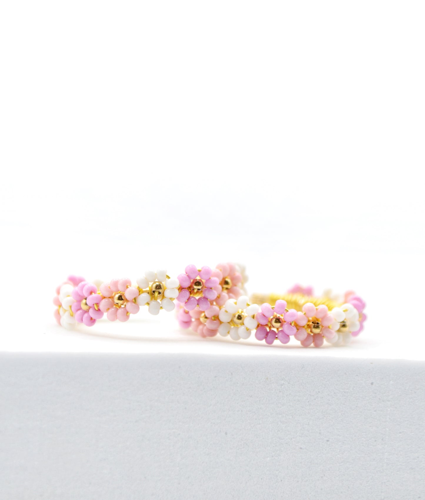 NEW DESIGN!✨Cherry Blossom Daisy Hoops
