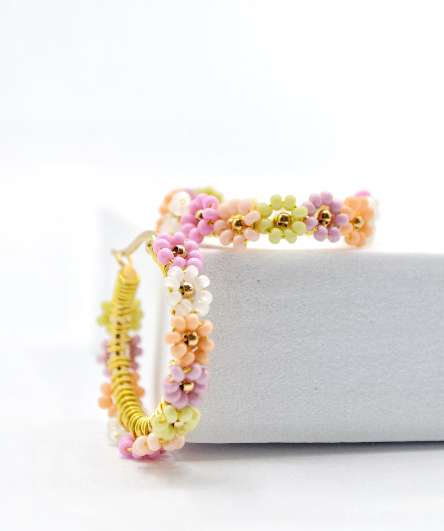 NEW DESIGN! ✨Wildflower Garden Daisy Hoops