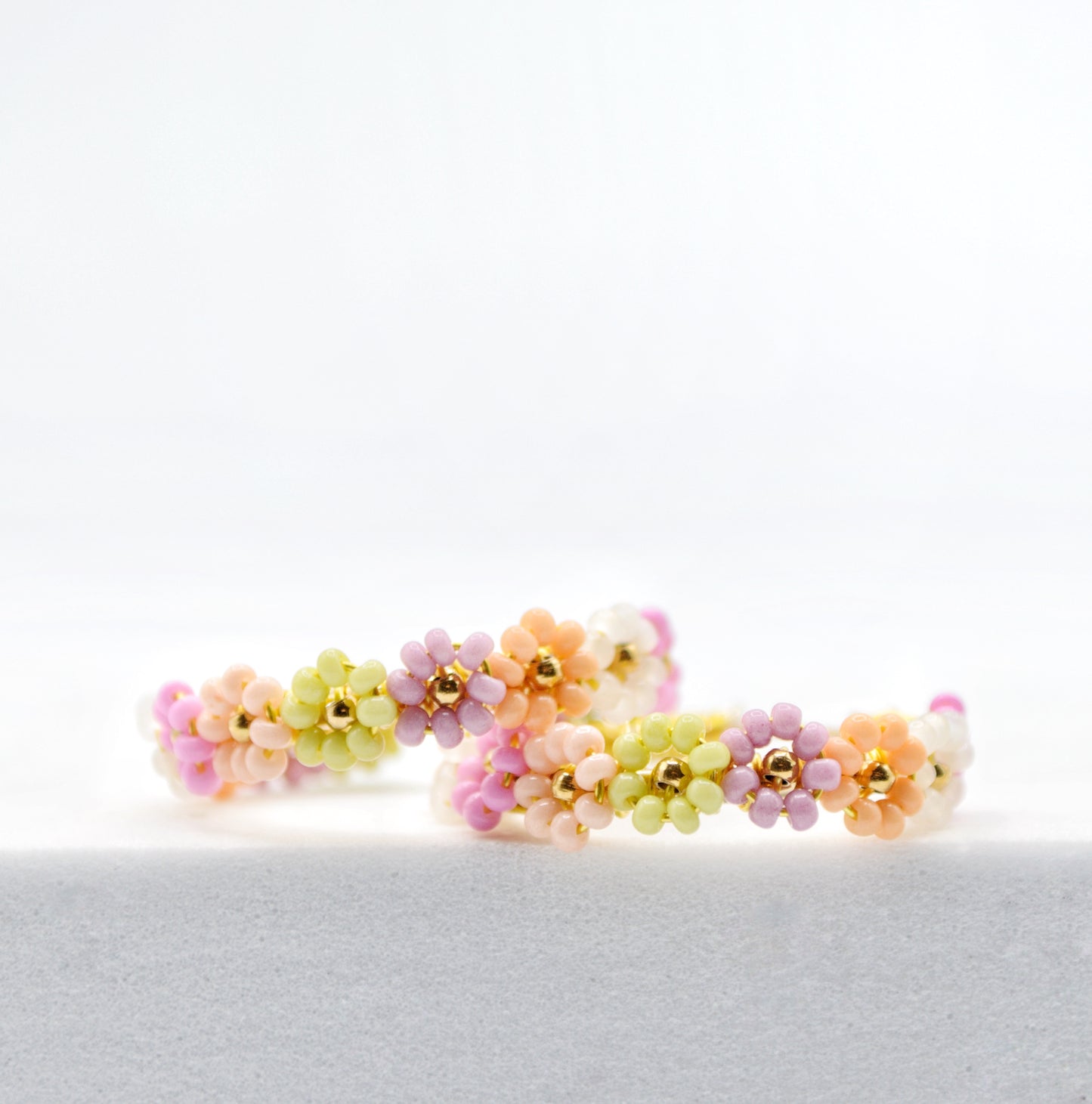 NEW DESIGN! ✨Wildflower Garden Daisy Hoops