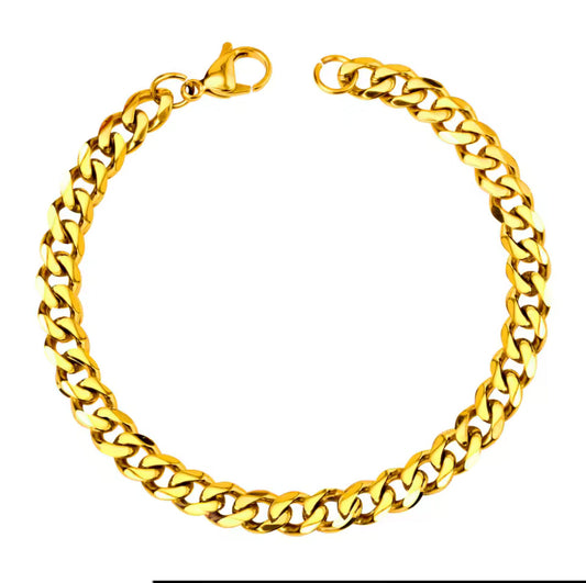 Bold Curb Chain Bracelet 6mm