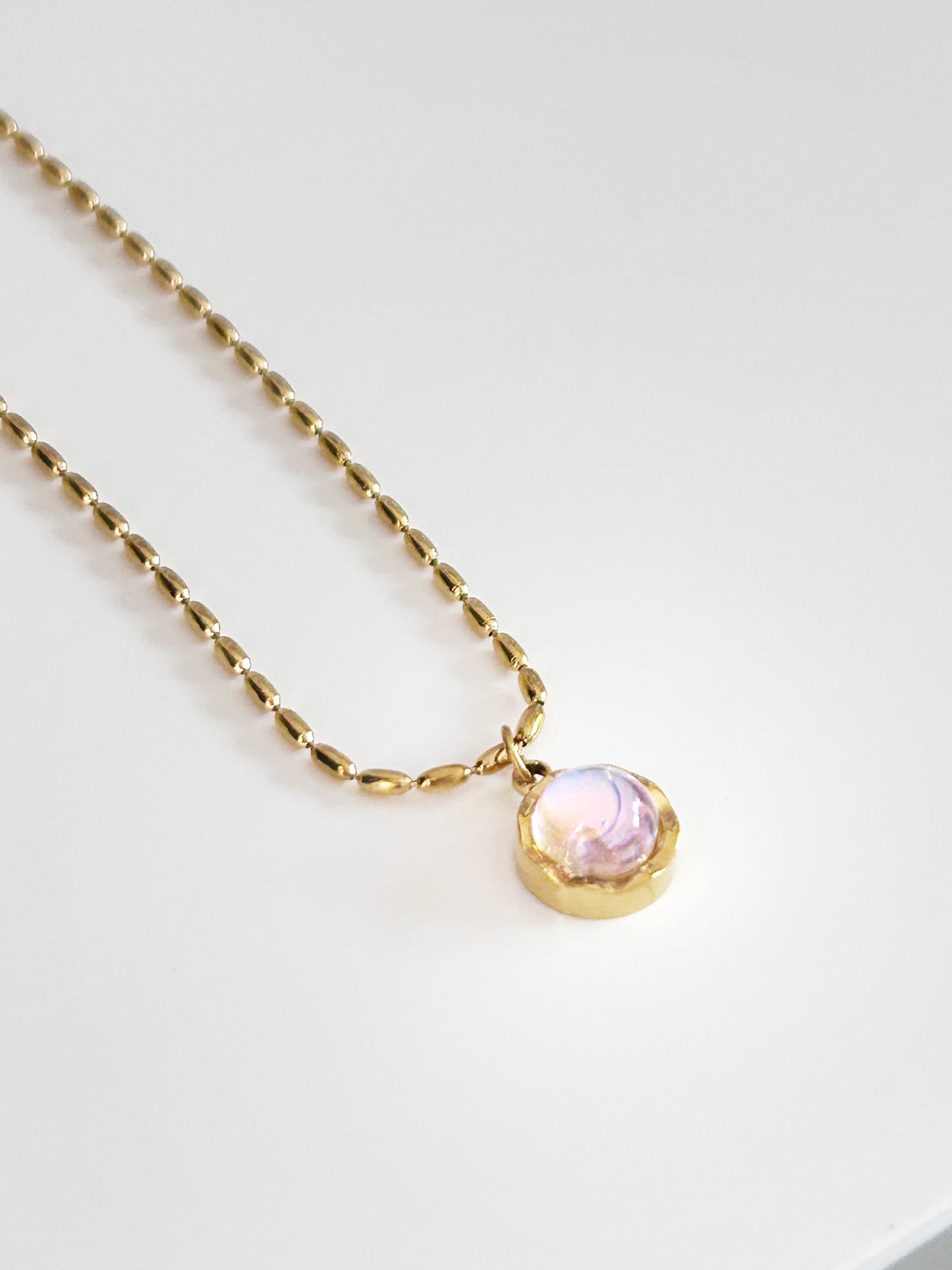 Moon Glow Drop Necklace