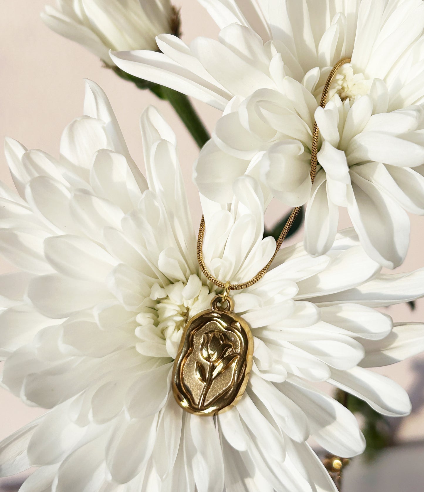 Golden Tulip Necklace