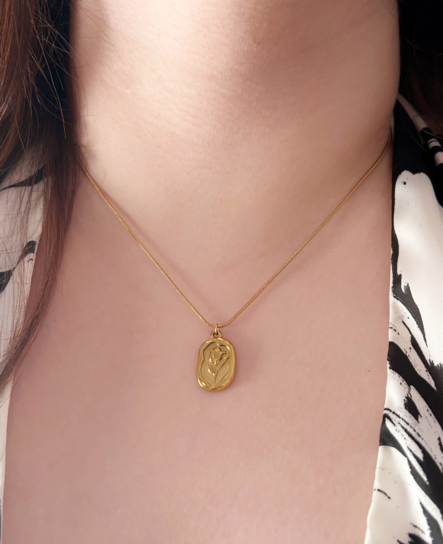 Golden Tulip Necklace