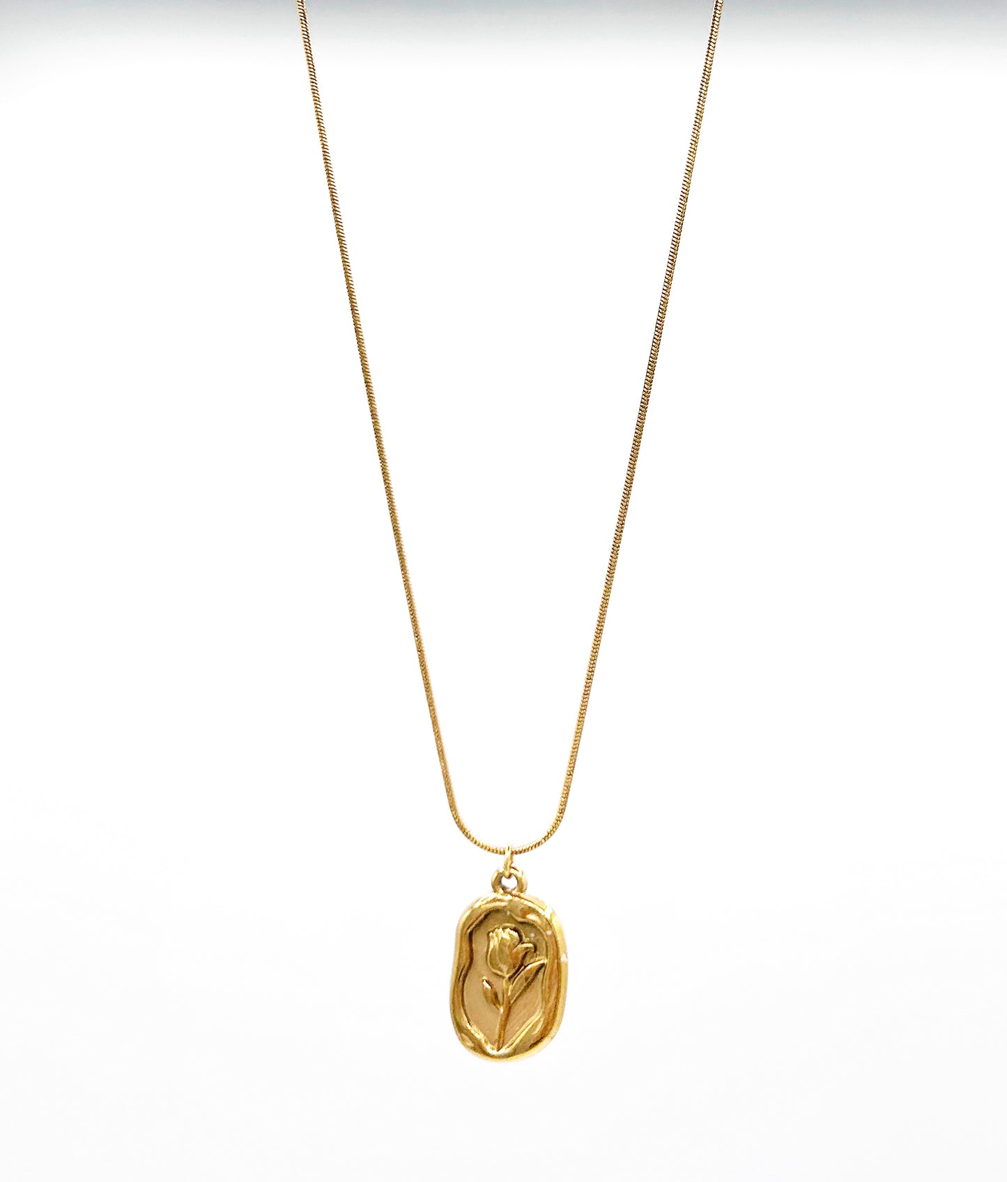 Golden Tulip Necklace